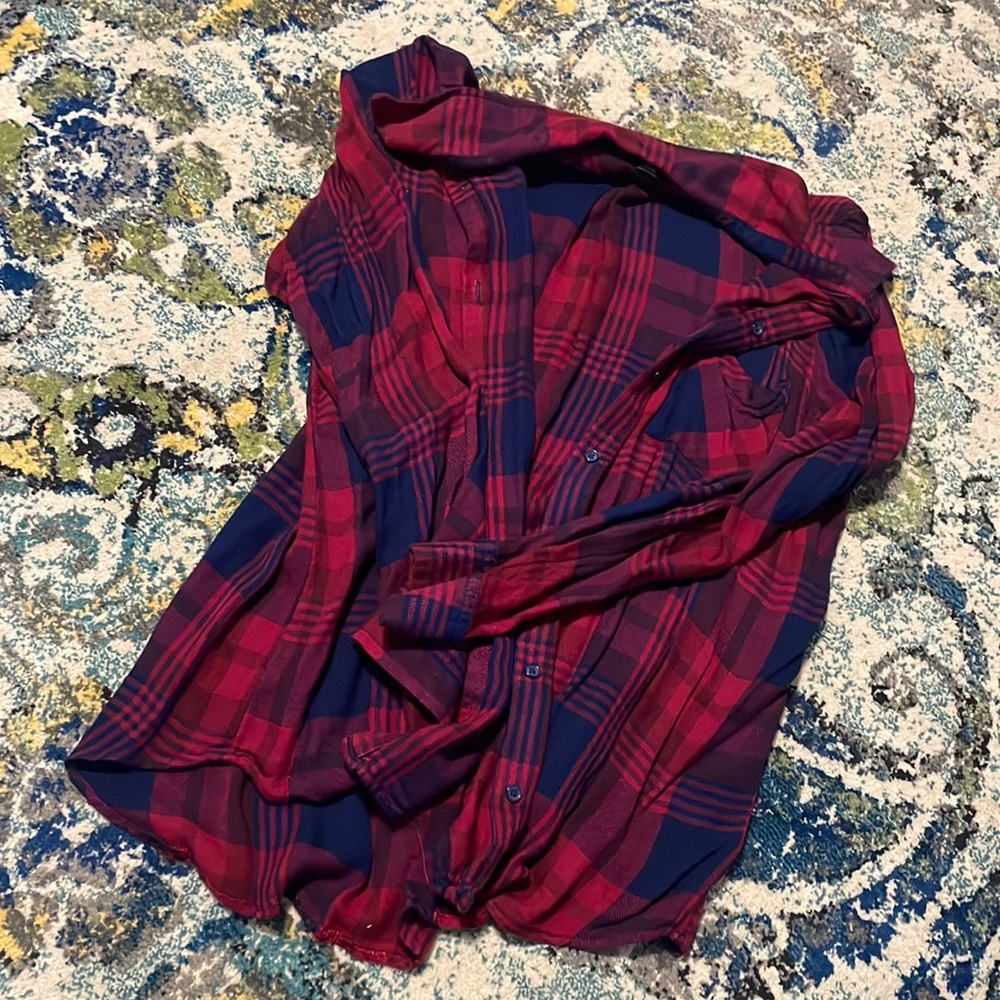ANA navy/red flannel